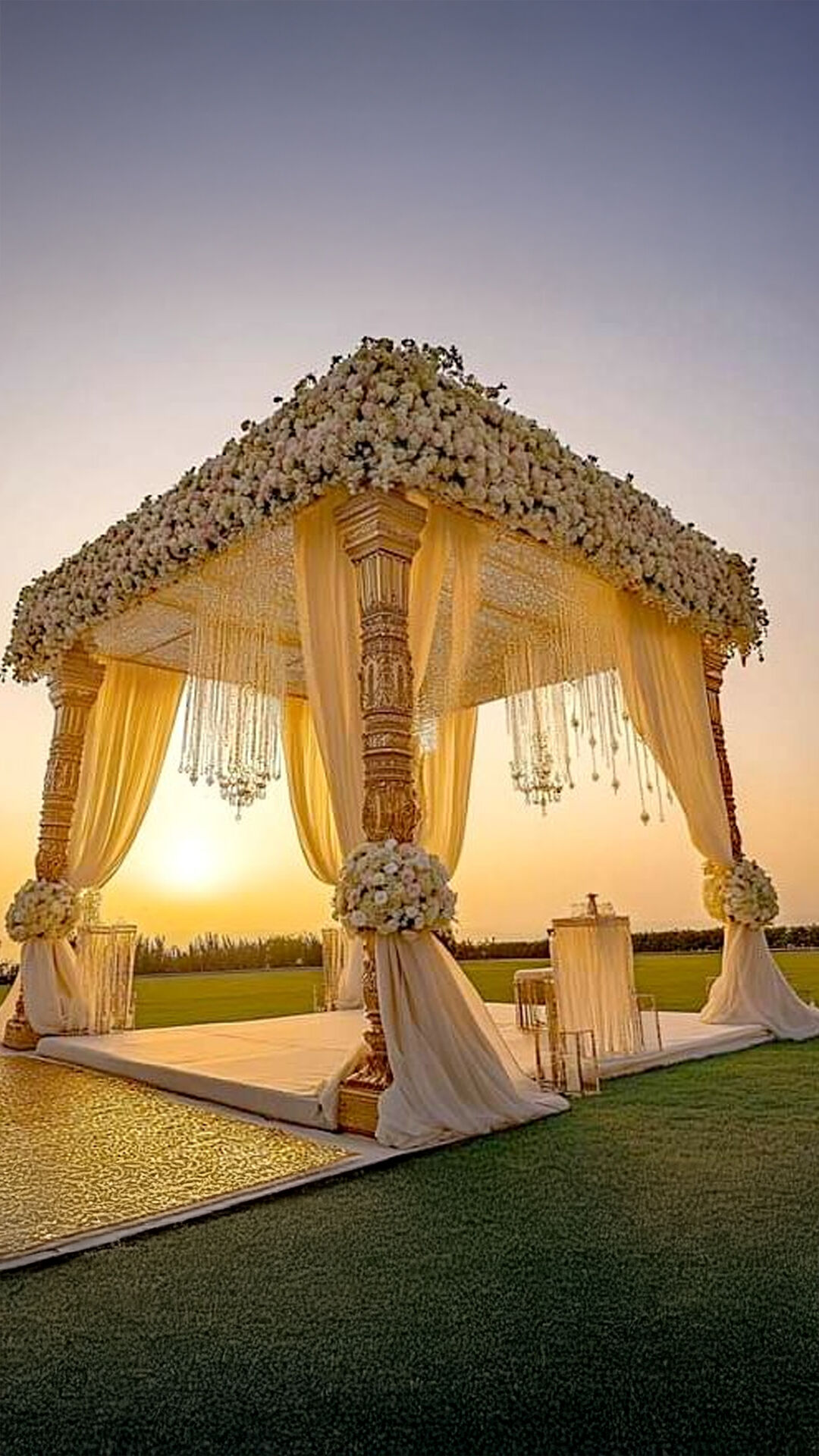 Elegant bridal shower setup surrounded by lush greenery, perfect for a nature-inspired celebration.